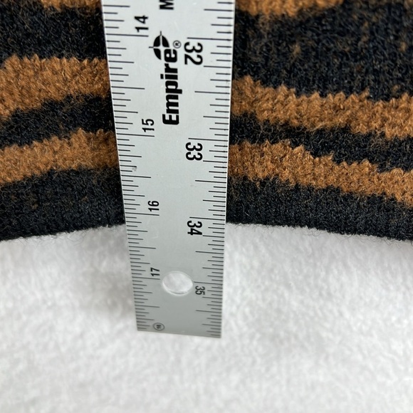 Fortune & Ivy / Stitch Fix Long Cardigan Sz M Brown/Black Animal Print NWOT - Picture 10 of 10